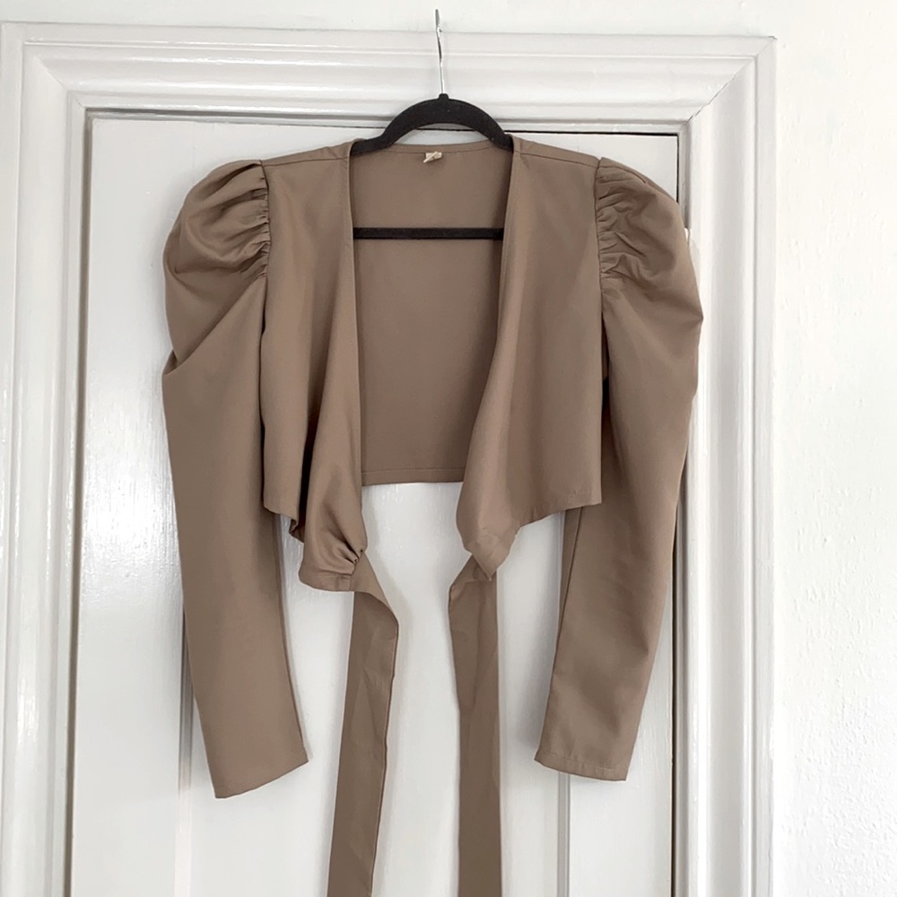 Crop tie top